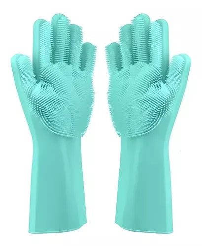 GUANTES LAVA LOZA SILICONA 2 PCS.